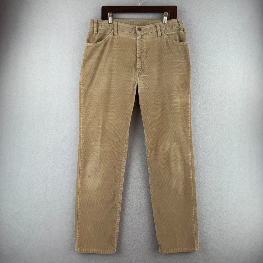Vintage Levis Pants Mens 36x32 (Fits 35x31) Corduroy 505 Straight Made in USA